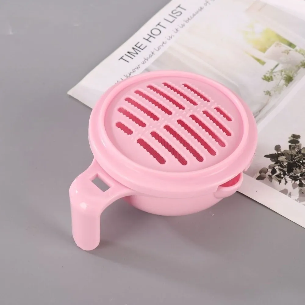 

Solid color Baby Food Grinding Bowl Handmade Easy to Use Fruit Puree Grater Manual Operation Multifunctional Manual Grinder