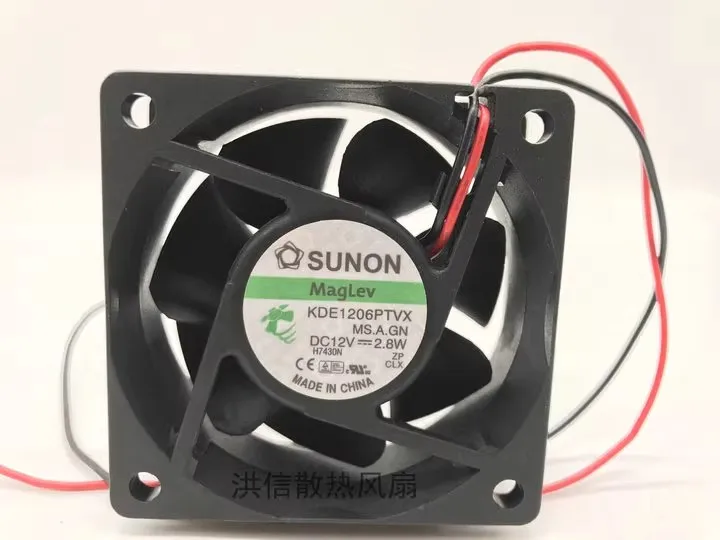 

Free shipping original KDE1206PTVX MS.A.gN 12V 2.8W 6025 6CM cooling fan