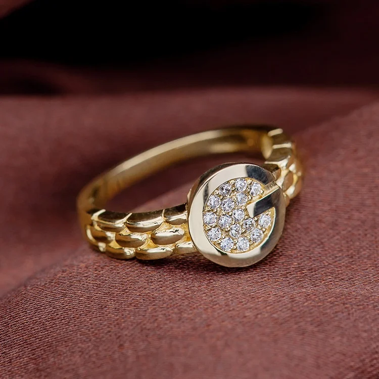 

Нишевый индивидуальный комплект из серебра 925 пробы с бриллиантами, выращенные в лаборатории, очаровательные кольца-цепочки, без гендерно-белый сапфир, ювелирные изделия