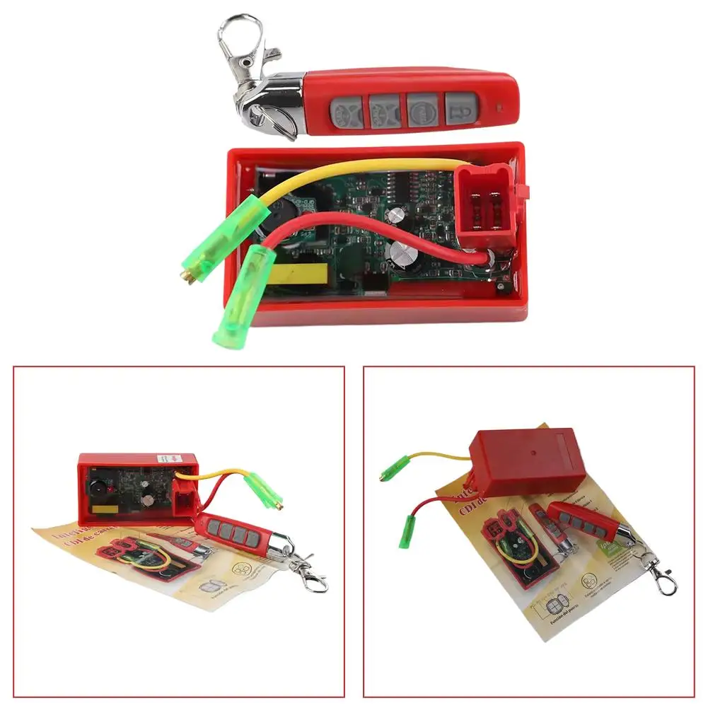 جديد مضاد للسرقة 4 دبوس CDI سباق الإشعال مع جهاز التحكم عن بعد ل AKT110S CD110 WY48Q-2 JET50 TC100 XY110-Q PHOWNIX50 V 250 Z0R5