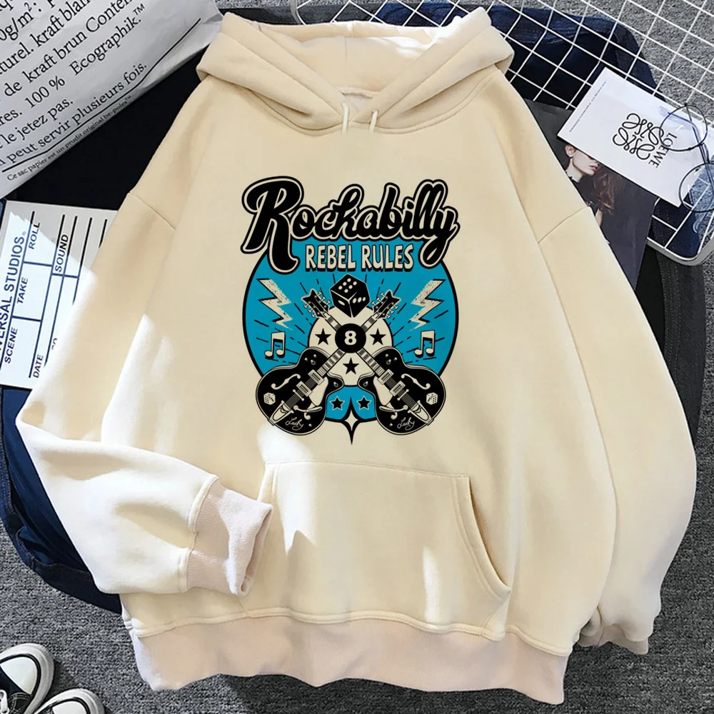 

Rockabilly hoodies women 90s sweat y2k y2k aesthetic japanese Pullover women vintage sweatshirts