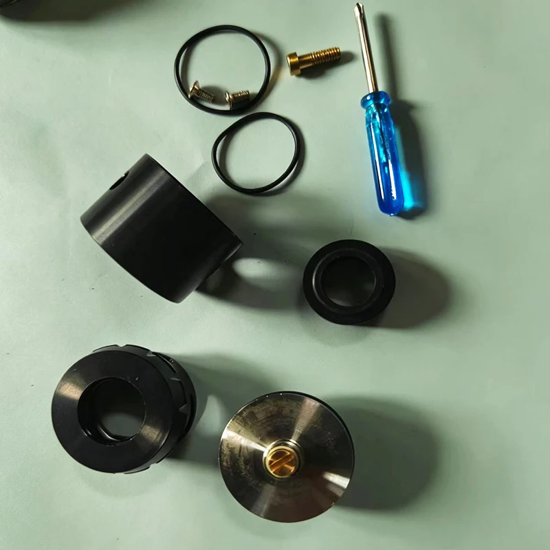 Apocalypse 25mm Yeniden Yapılandırılabilir Tank Dripping 316ss logosuz ayarlanabilir yan hava akışı vs Reckoning kaplama parçası