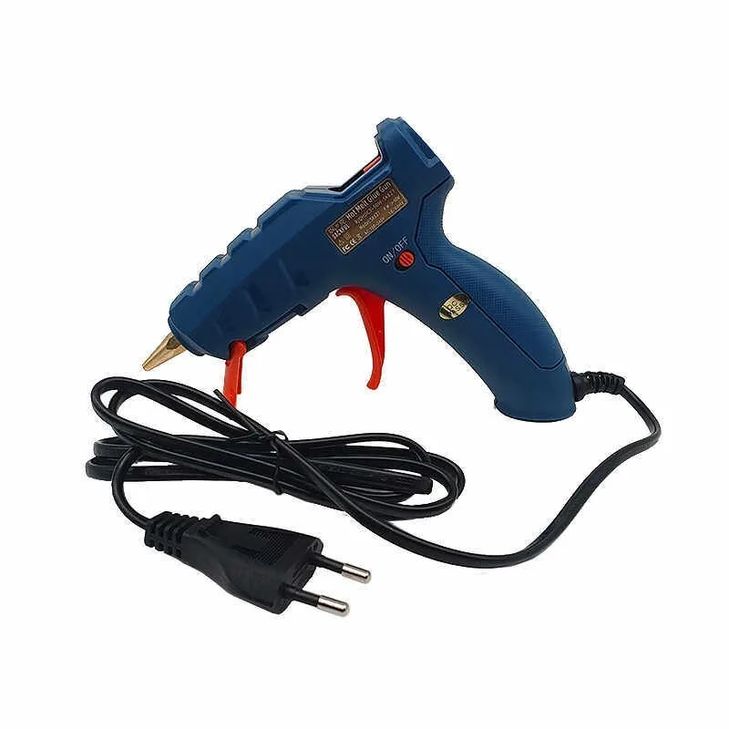 For Install Hot Melt Glue Gun Change Nozzle 7mm Glue Stick US Standard British Standard European Standard Plug 50W Small Glue