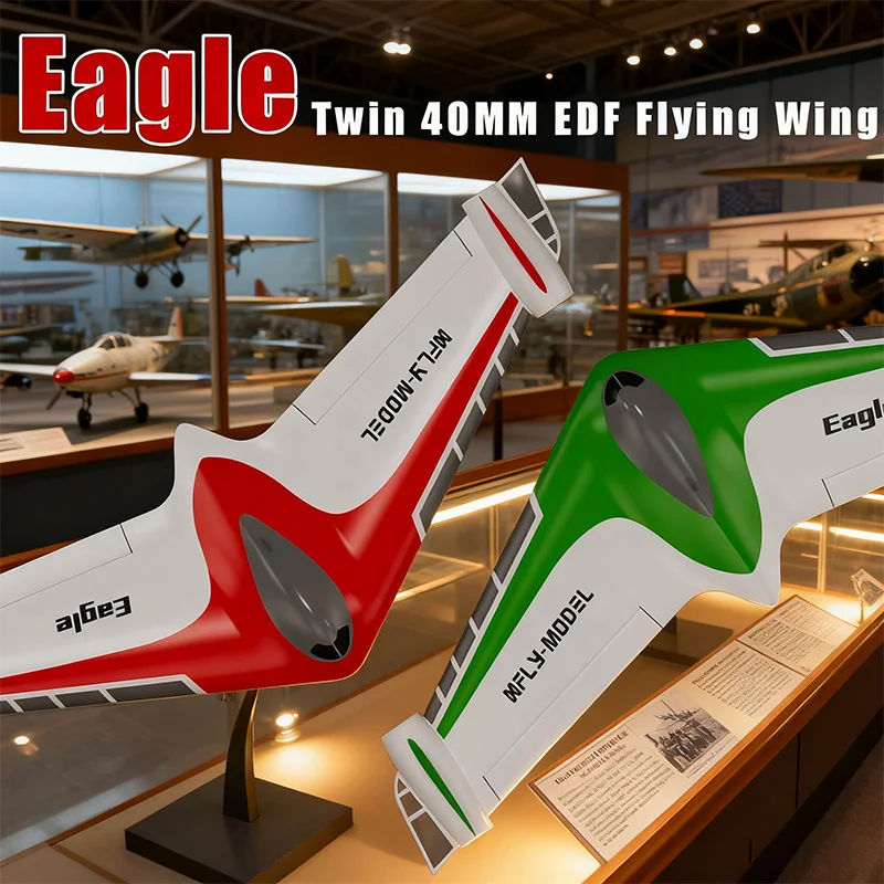 XFly Eagle Twin 40mm EDF Flying Wing / Racing Jet 5-Channel 180KM/H With Reflex Professional Remote Control Model Aircraft PNP