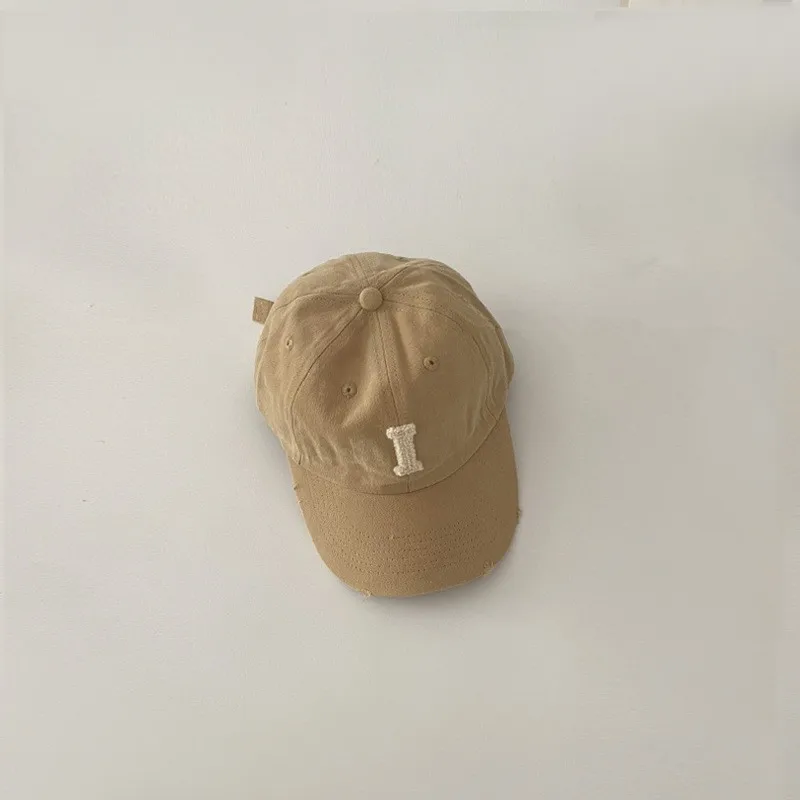 Letter P A R I S Embroidered Baseball Caps For Boys Girls Autumn Outdoor Adjustable Casual Hats Sunscreen Hat