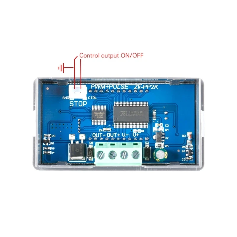 5Pcs ZK-PP2K PWM DC 3.3~30V 12V 24V Motor Speed Controller regulator 8A 150W Adjustable LED Dimmer Pulse Frequency Duty Ratio