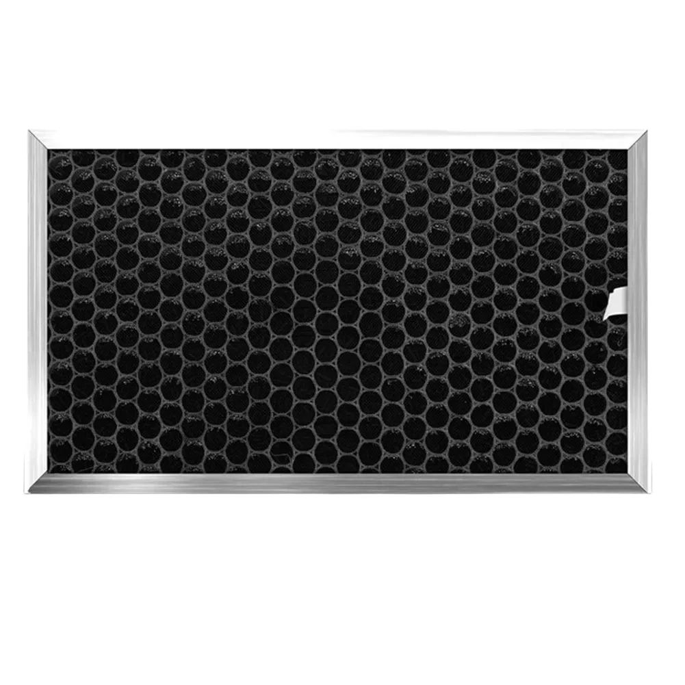 Elemento de filtro de aire rectangular para eliminar humo y polvo con carbón activado y HEPA para calidad del aire interior