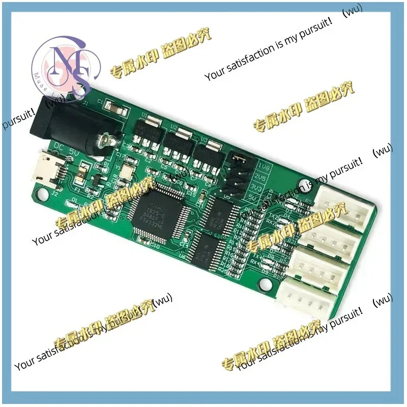 Serial port module UART USB to 4-channel TTL FT4232 chip DC 5V conversion board