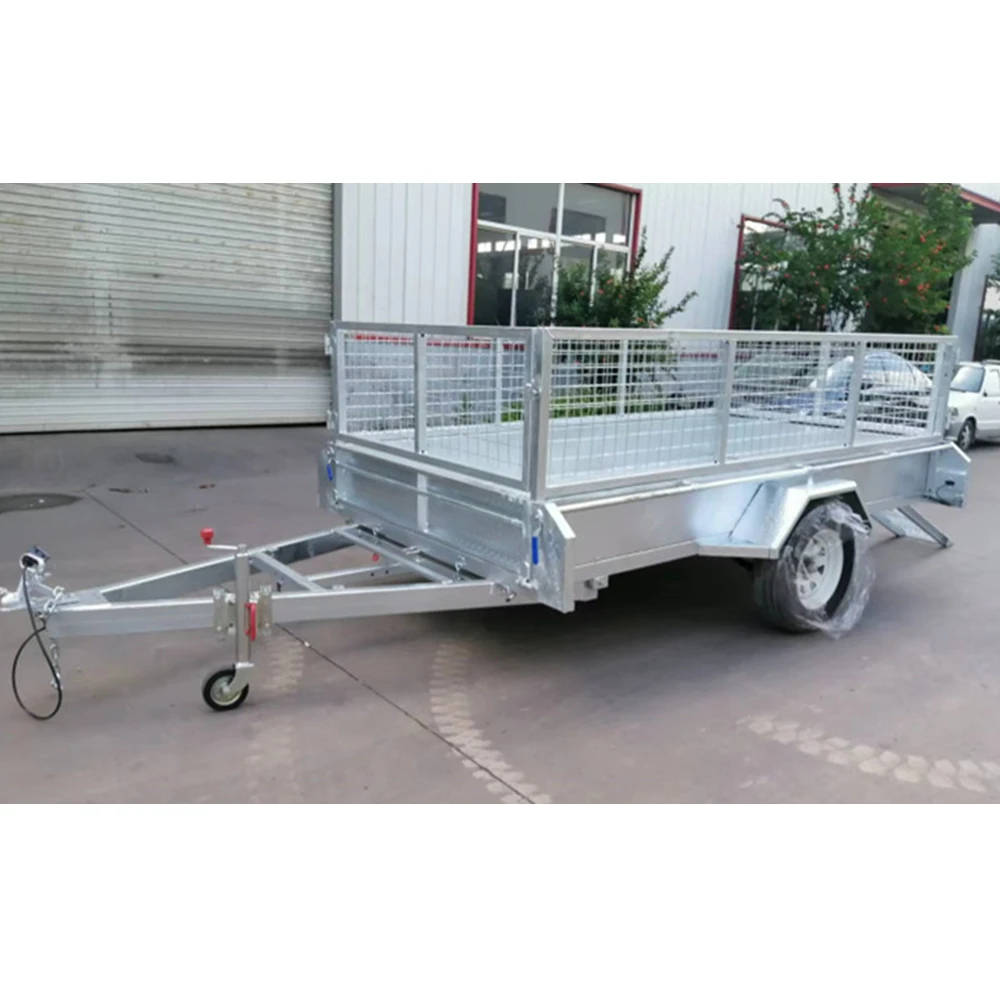 

Tractor Trailer With Cage Box Trailer Motorcycle Small Box Trailer