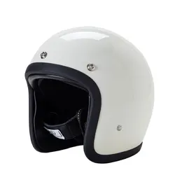 TT&COCASCOS Japanese Korean style Female Men Motorcycle Little Helmet Open Protective Capacete DOT ECE Safety Vintage Cpacete