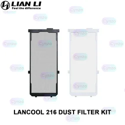 LIAN LI 고밀도 마그네틱 필터, LANCOOL 216 섀시 전면 메쉬 패널, PC 케이스 먼지망, 흑백 LAN216-2X, 2W