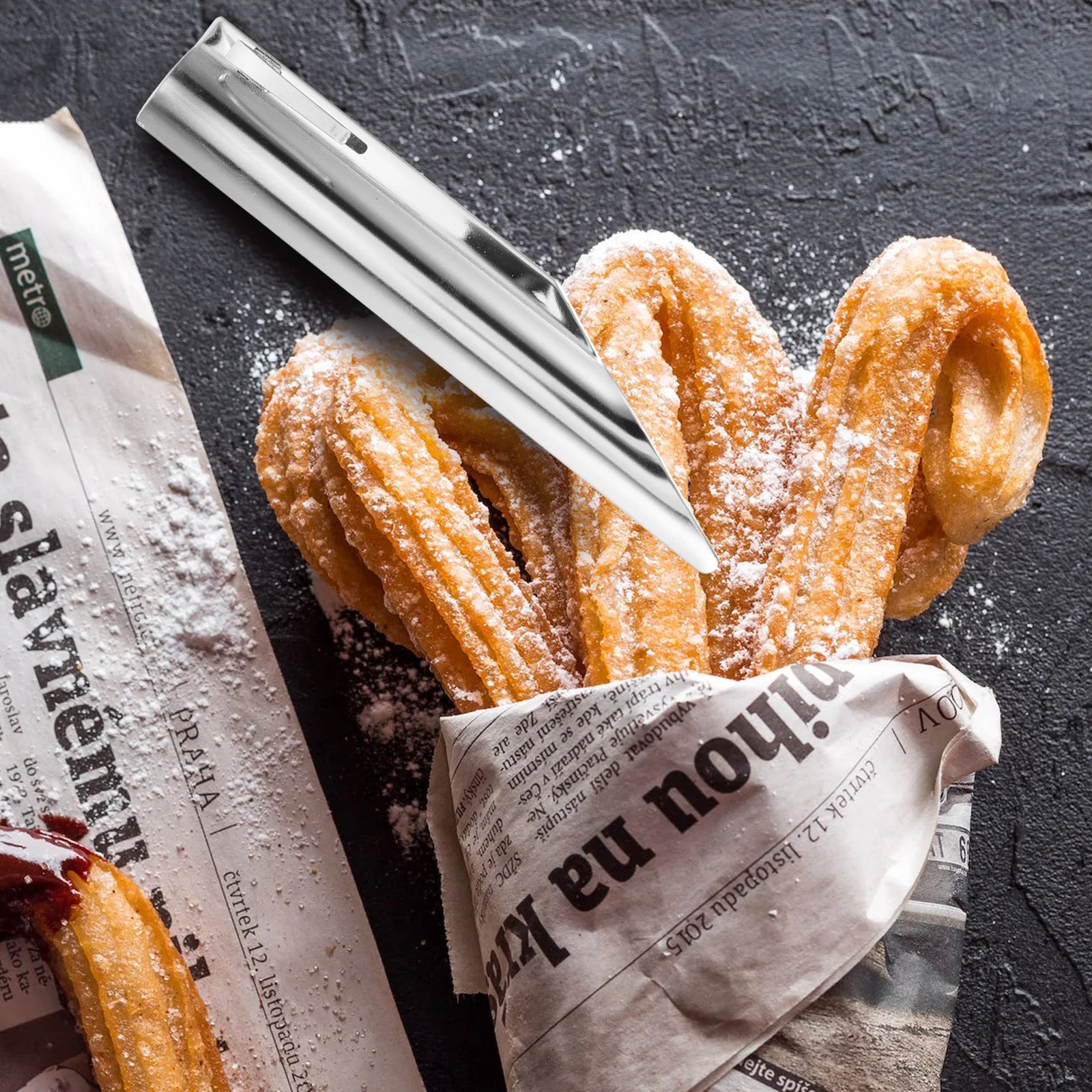 

Baking Scraper Stainless Steel Kitchen Crumber Scraper Portable Tabletop Crumb Cleaner Dough Bread Pastry Tool Kitchen