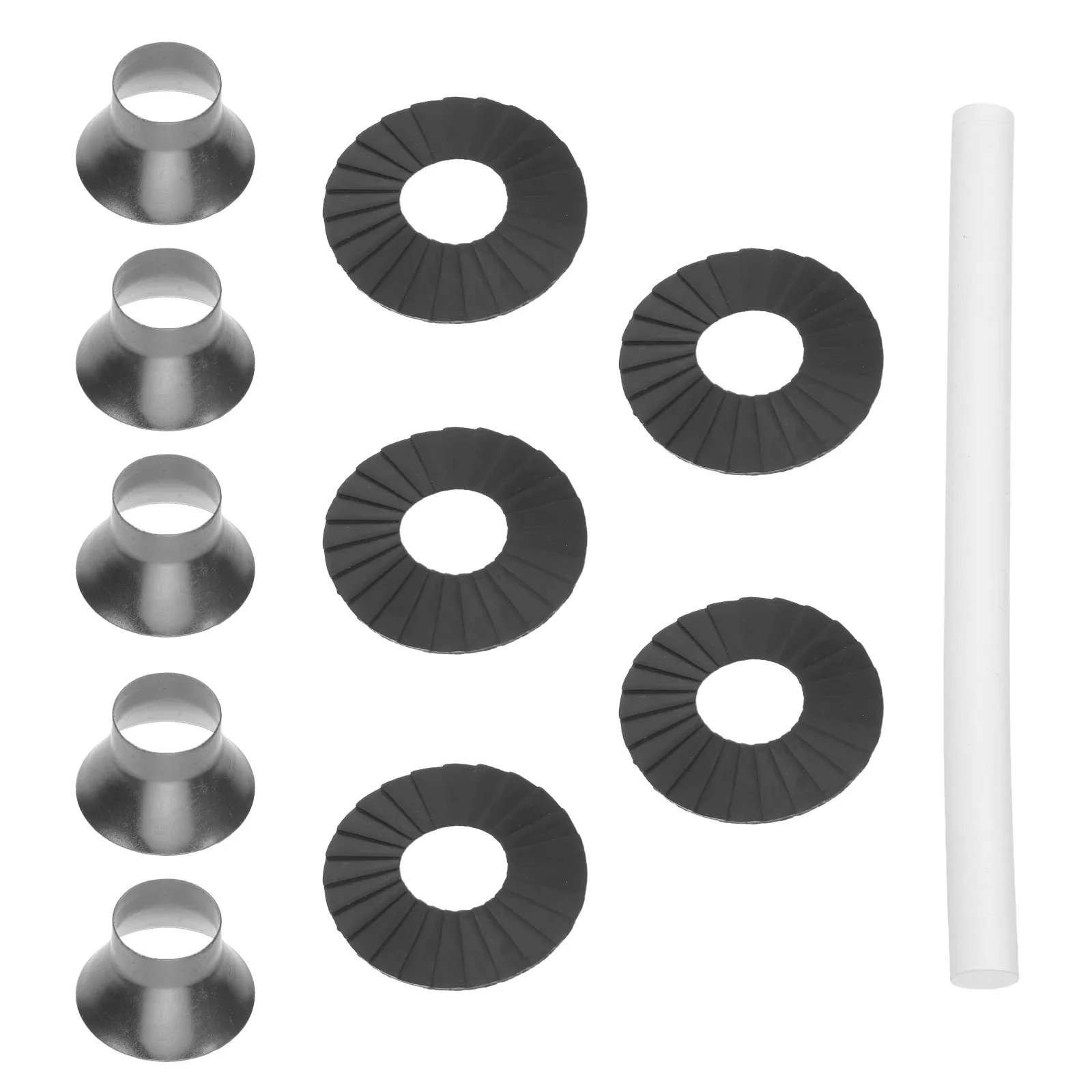

5Pcs Umbrella Tip Plugs 10Mm Diameter Waterproof Metal Replacement Ferrules for Straight Stick Beach Patio Rain Umbrellas Leak