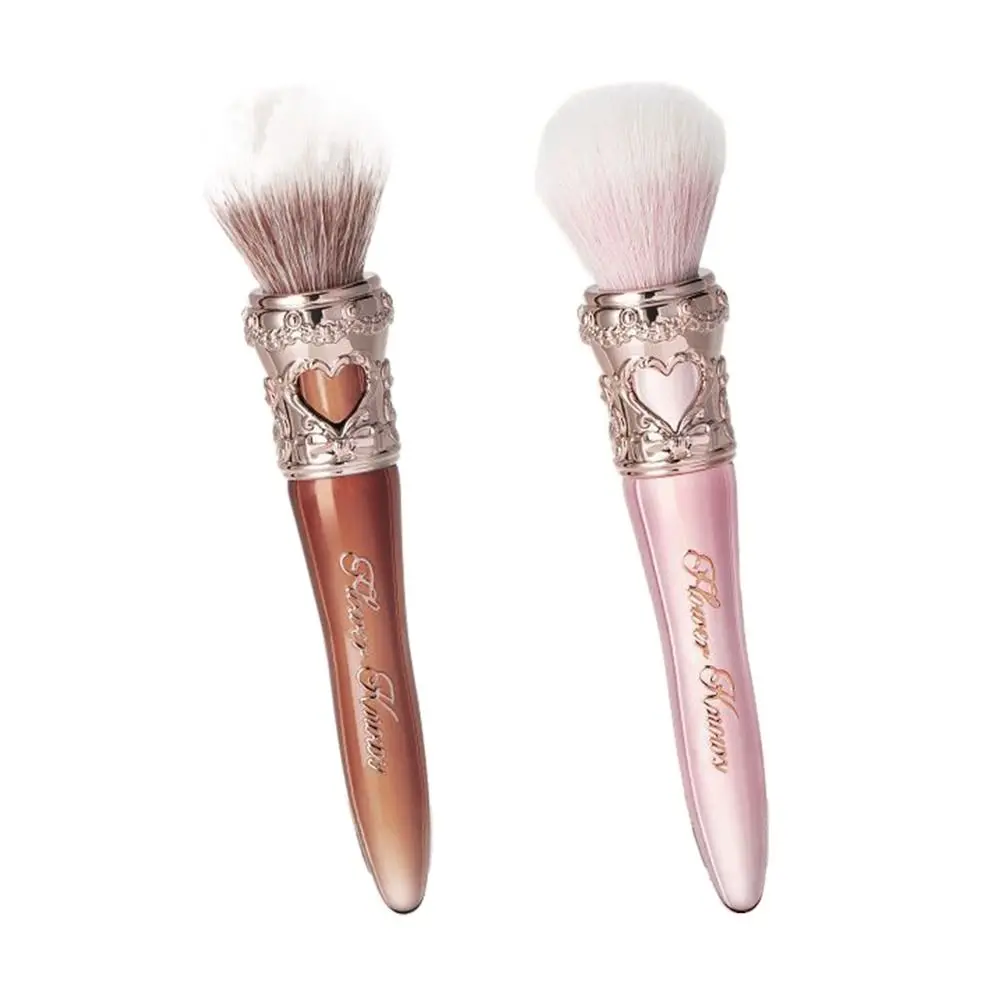 Nuevo Brocha para colorete redondeado con punta redonda, brochas de maquillaje en polvo suelto dulce para cuentos de hadas, brocha para sombra de ojos y cara