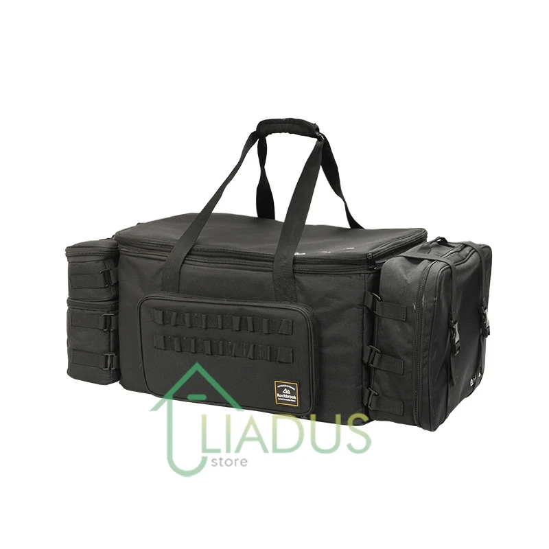 حقيبة تخزين خارجية سعة 86 لترًا، حقيبة ظهر مقاومة للماء، حقيبة ظهر متينة مقاومة للاهتراء، حقيبة ظهر محمولة باليد، معدات عسكرية خارجية