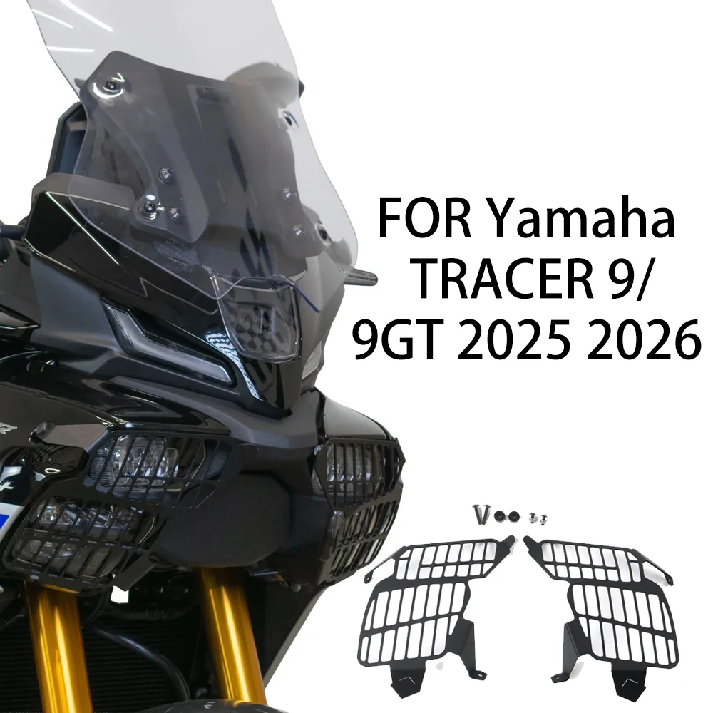 

Motorcycle Headlight Grille Protector For Yamaha Tracer 9 9GT 2025-2026 Aluminum Anti-Collision Guard Cover
