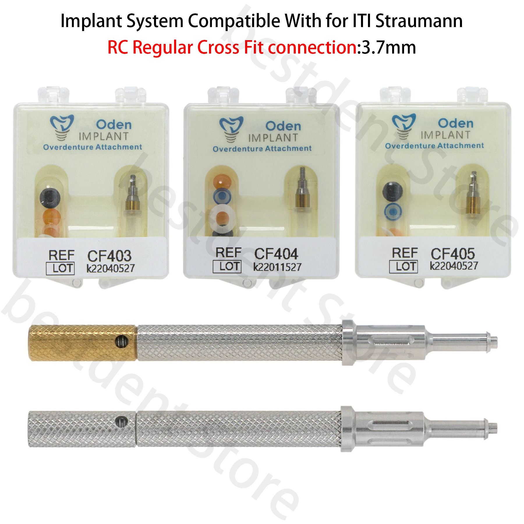 Dental Implant Attachment Abutment RC 3.7mm Male Cap Tool fit ITI Removable Locator