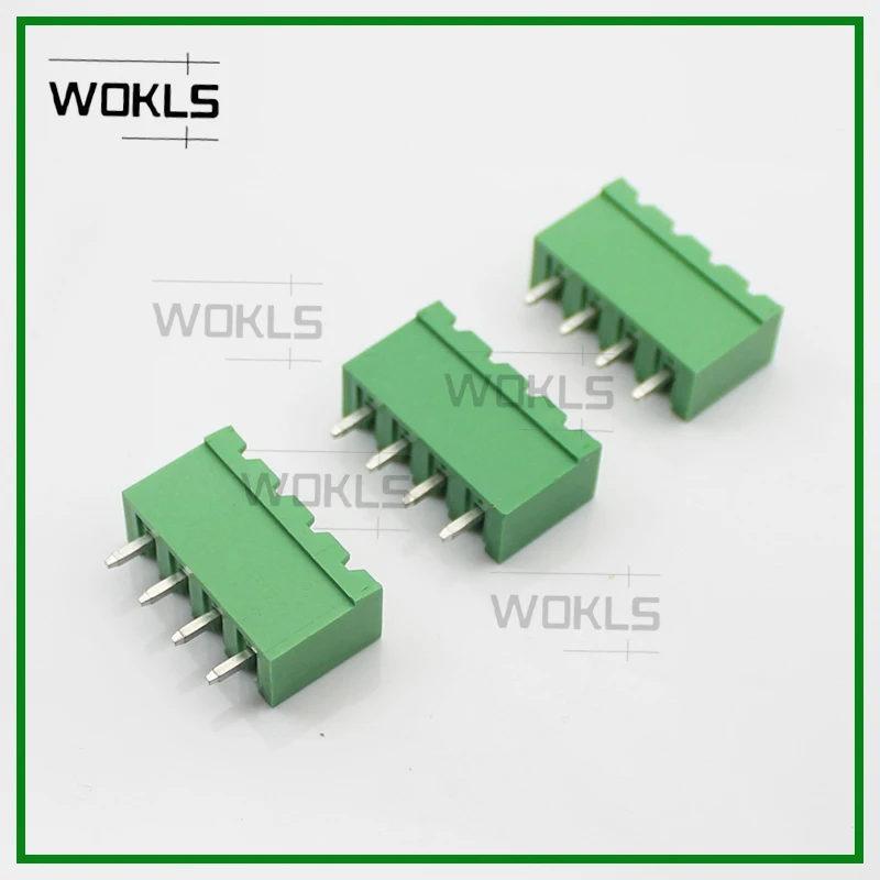50PCS KF2EDGVC 5.08 5.0 2P 3P 4P 5P 6P PCB PLUG-IN TEMINAL BLOCK 2EDGV 5.08mm PIN MSTB 2,5 G