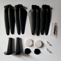 KF101 Drone Spare Part Kit Propeller Props Main Blade / Landing Skid Lampshade Part Replacement Accessory