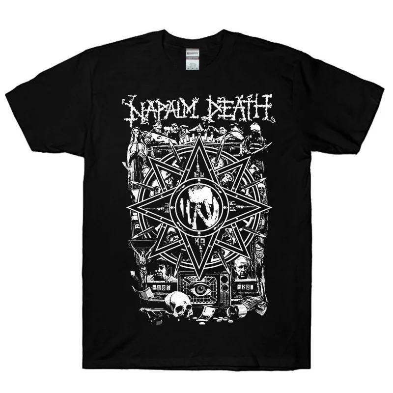 Napalm Death Hope Black T-Shirt Fullsize S-5XL