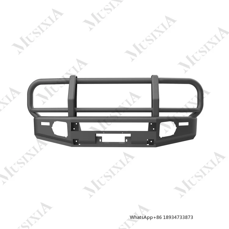 MusixiA for Toyota LC71-79 Front Bumper Bull Bar 4x4 Off-road Pickup Steel Guard Front Bumper with Winch Bracket