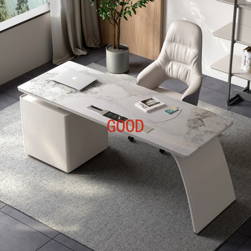 Designer Beautiful Computer Table Office Modern Studio Nordic Wooden Laptop Office Desk White Executive Table Bureau Furniture