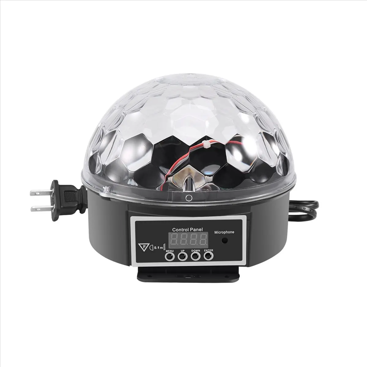Value ~LED RGB Crystal Magic Ball Effect Light Disco Dj Stage Light for KTV Club Pub Bar Wedding Show Voice-activated