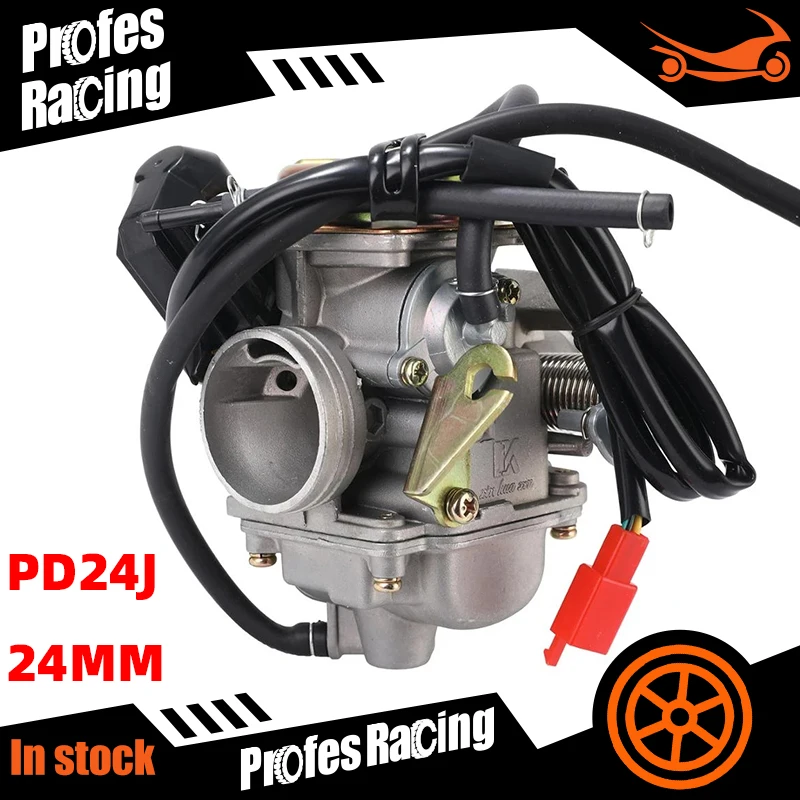 Карбюратор для мотоцикла PD24J, карбюратор для мотоцикла Carb GY6 125cc 150cc, подходит для BAJA Scooter ATV Go Kart Scooter 125cc PD24J, запчасти для мотоциклов