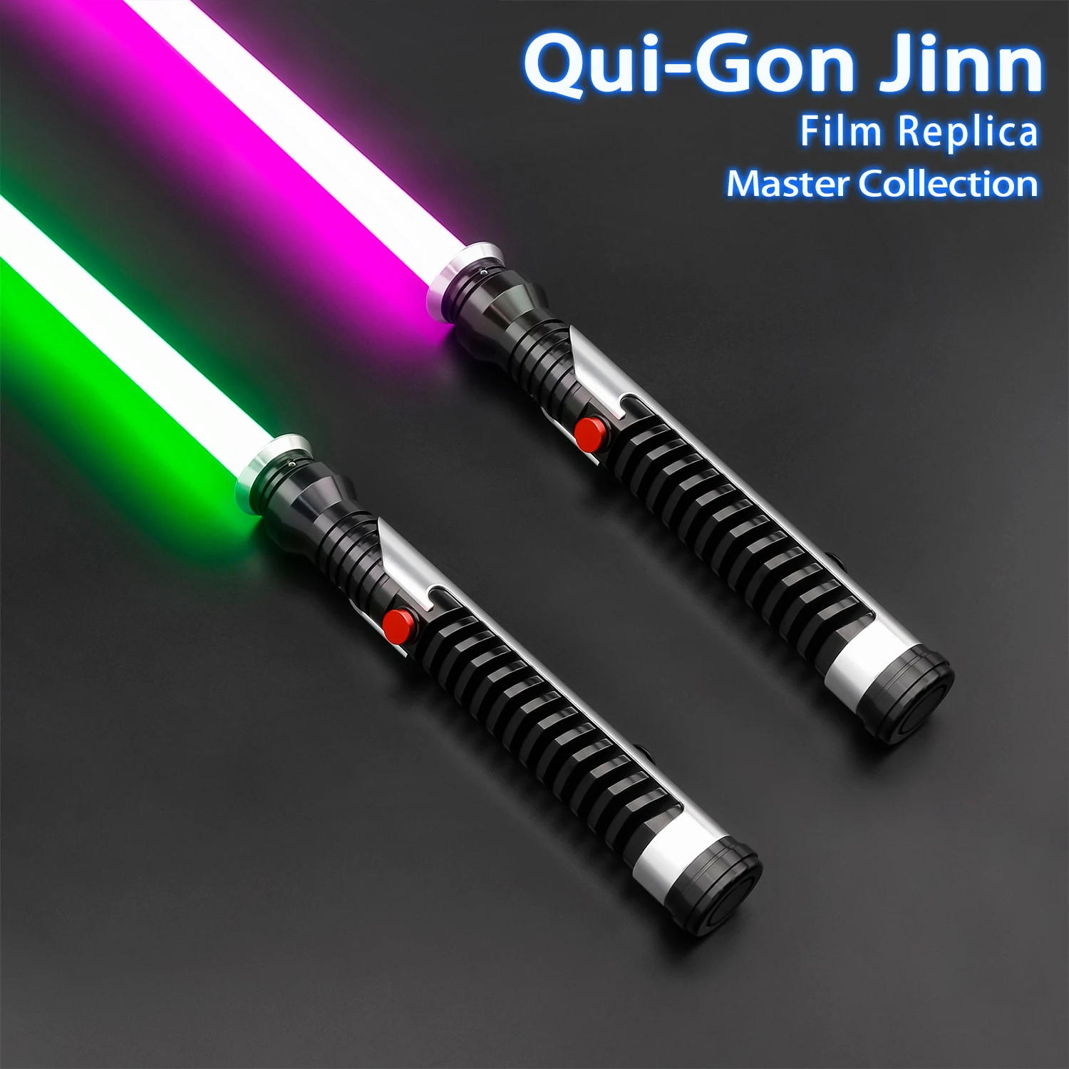 TXQSABER Qui-Gon Jinn Lightsaber SNV4 Proffie2.2 Heavy Dueling Light Sword Metal Hilt Smooth Swing Laser FOC Force Cospaly Toy