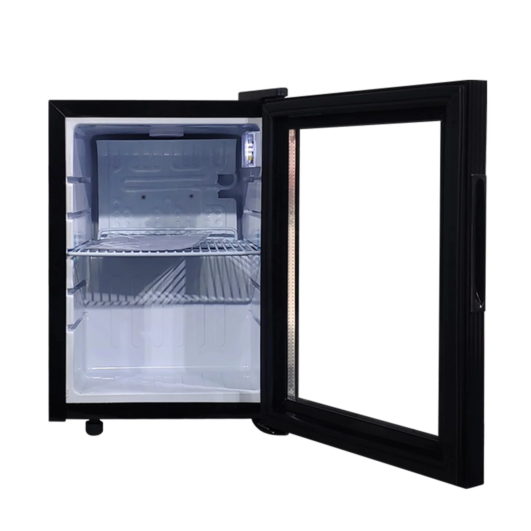 Wholesale black glass door 21L mini bar fridge refrigerator freezer