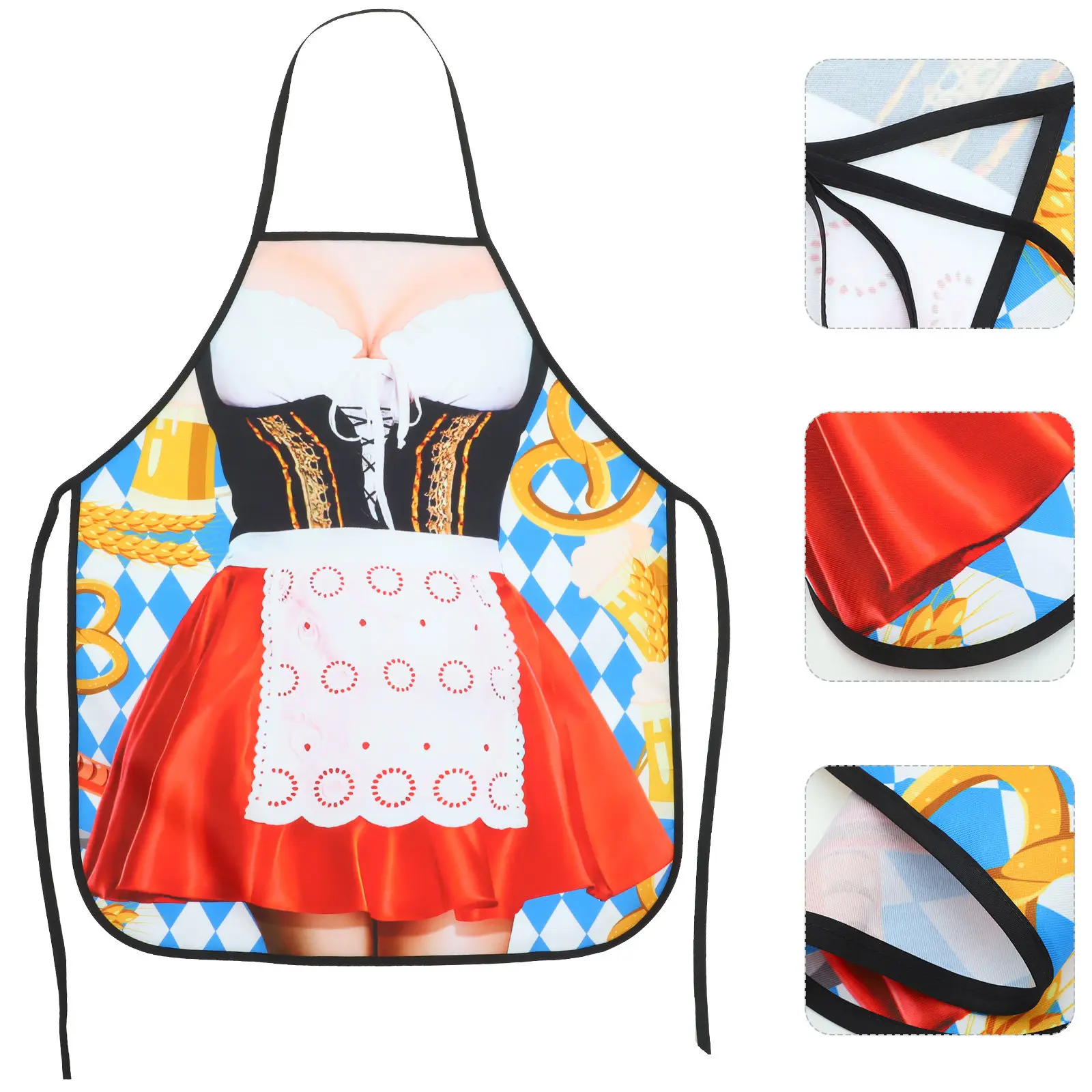 Funny Anti Stain Kitchen Aprons Oil Resistant Universal Hot Pot Nonwoven Mens Cooking Thickened Grease Proof Reusable