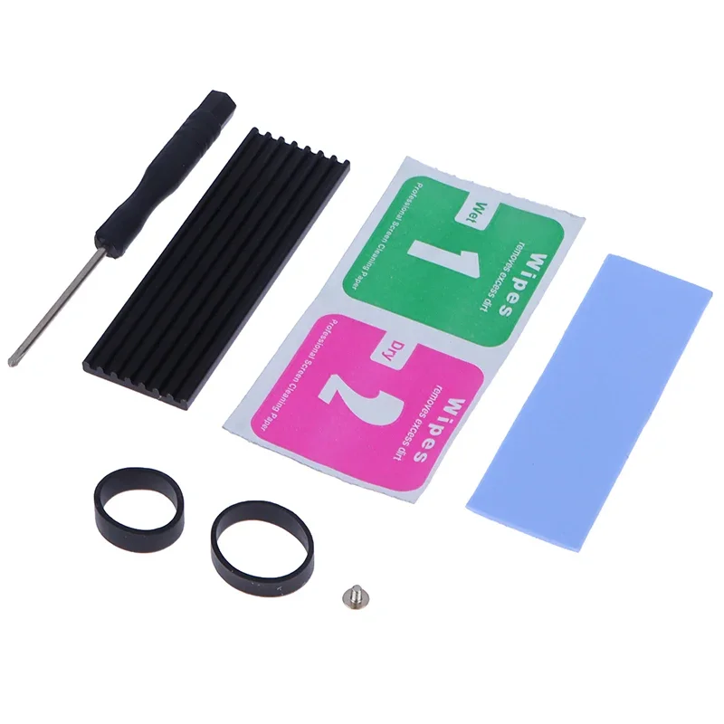 Aluminiowy radiator chłodzący z podkładką termiczną do dysku N80 Nvme M.2 Ngff 2280 Pci-e Ssd z podkładką termiczną radiatora HDD