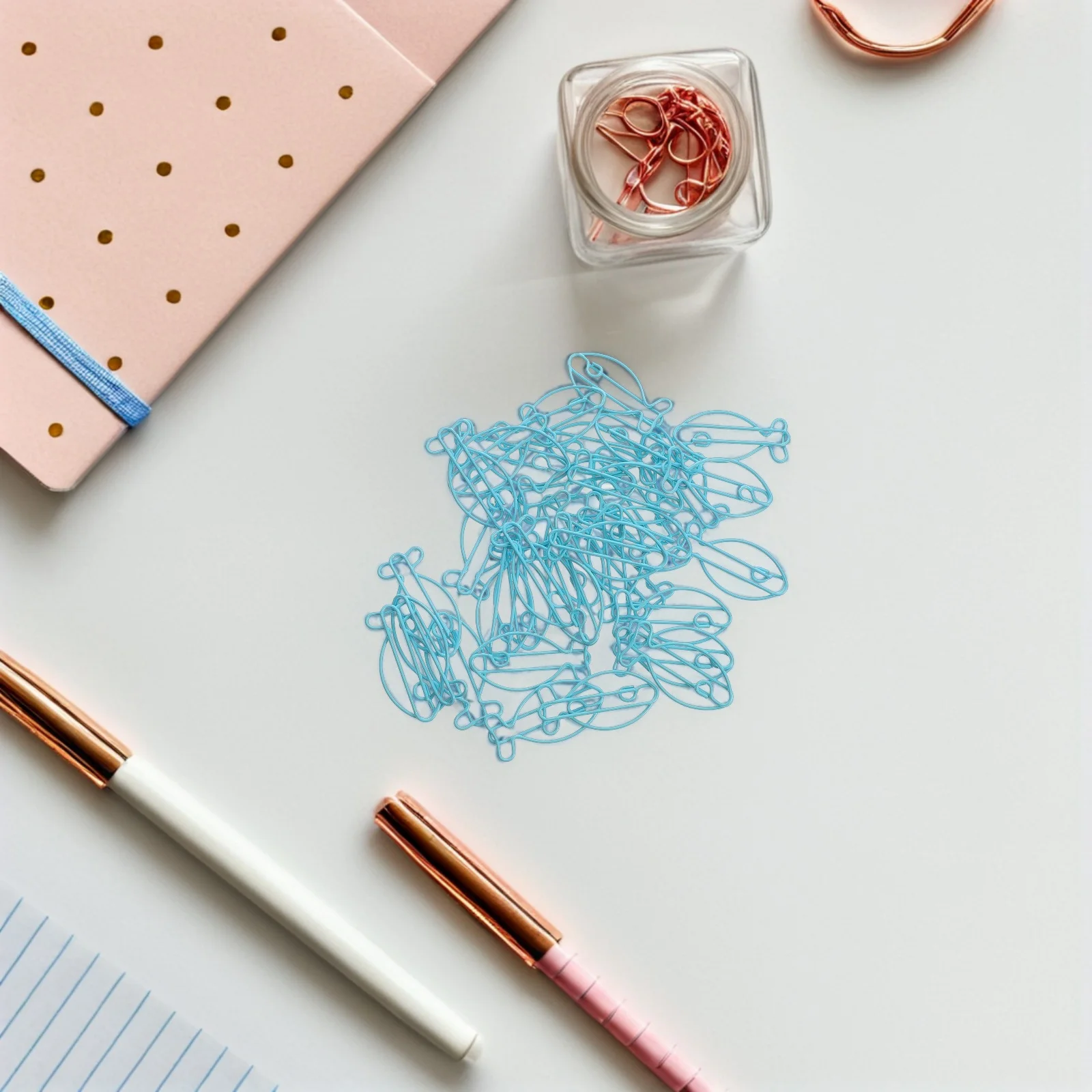 

Creative Paper Clip Animal Shape Clips Cartoon Paperclips Cute Bookmarks Convenient for Colored Office Supplies Metal Shaped