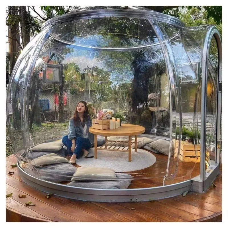 Hot Sale Full House Modern Polycarbonate Dome Room Starry Bubble House Clear Outdoor Tent For Home Stay Inn Designed Modern