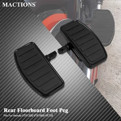 Rear Floorboard Motorcycle Footpegs Passenger Pedal For Honda VTX1300 1800 VF750 Shadow VT400C For V-Star Drag 400 Boulevard C50