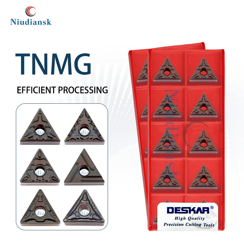 TNMG160404/08/12TM L/R-S HQ CQ PM CM tipo ranura LF9118 torno CNC hoja de torneado procesamiento herramienta de corte triangular de acero serie TNMG