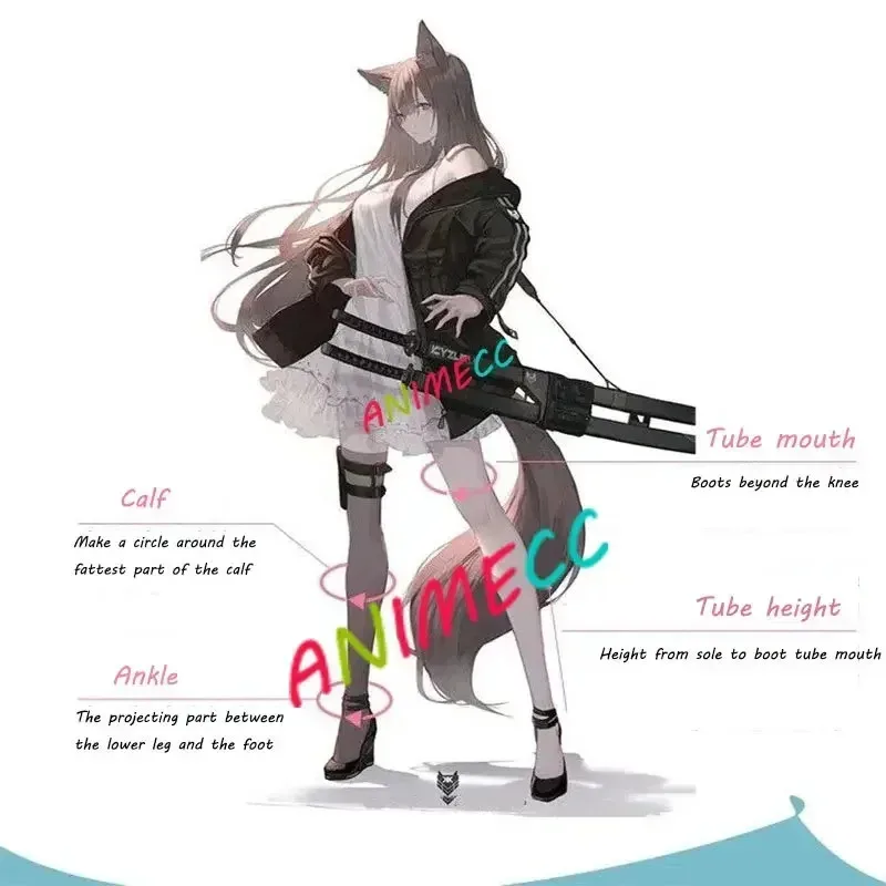 Genshin Impact-zapatos de Cosplay para mujer, botas Lumine de viajero hechas a mano, se aceptan personalización, Sizev;2,r'6;t.