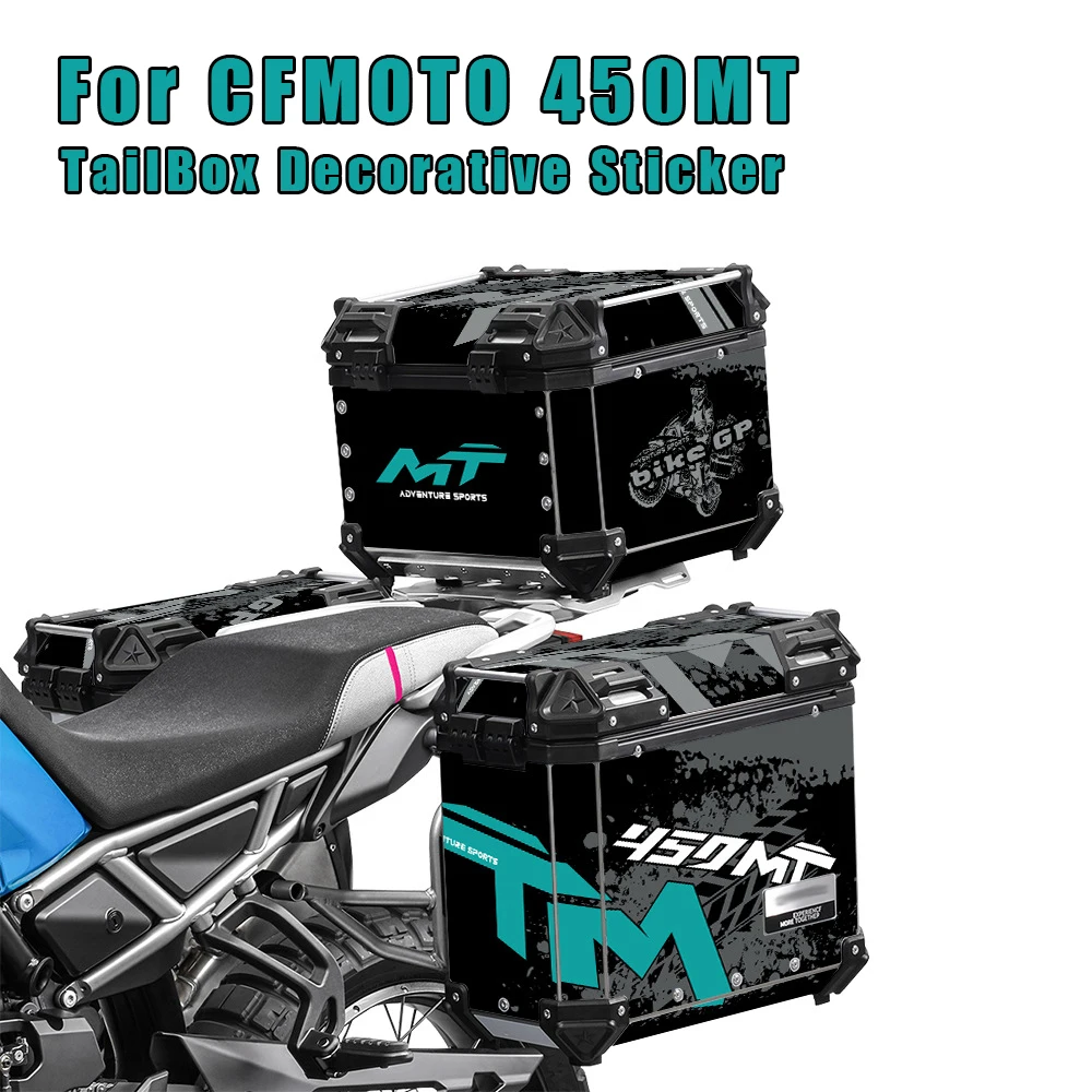 

Trunk of Luggage Sticker For CFMOTO 450 MT 450MT MT450 2023 2024 Motorcycle TailBox Stickers Three Boxes Suitcase Decal Set