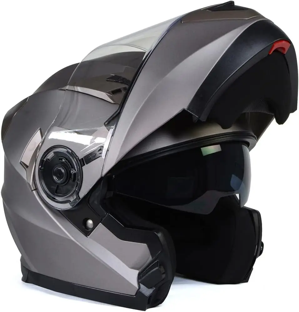 

Advanced Full-Face Motorcycle Modular Helmets for Biker w/Drop Down Visor MPH98XX - Small