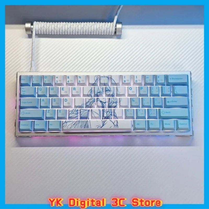 Roxy Theme Anime Keycaps Mechanical Keyboard Original PBT Custom Cute Keycap PC Game Keyboard Accessories Collection Gift Keycap