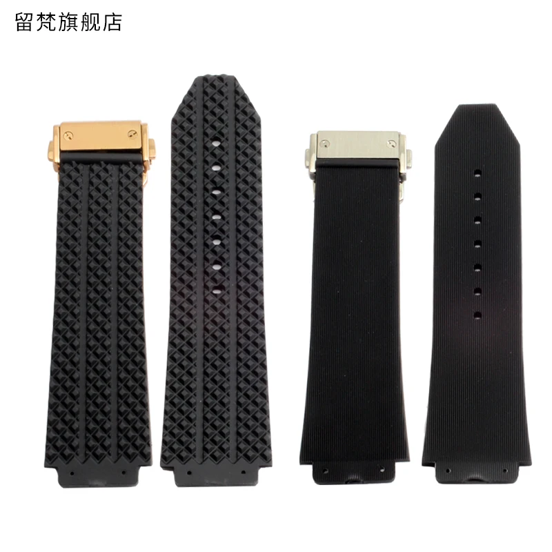 For Hublot Yubo High Quality Silicone Waterproof Watch Strap Classic Fusion Big Bang Rubber Men's 26*19mm 24*17mm Accessories