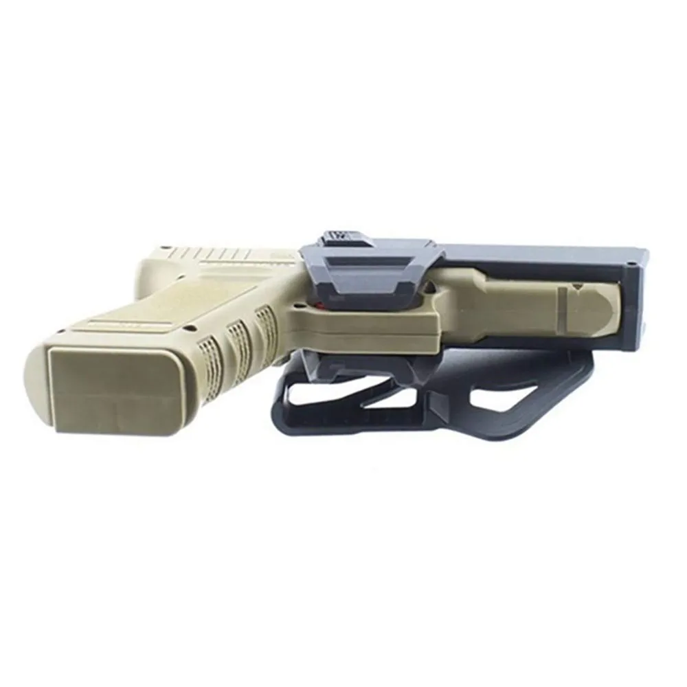 Tactical Gun Holster for  P320 Movable Locking Pistol Holster with Flashlight Laser Airsoft Mounted Handgun Case