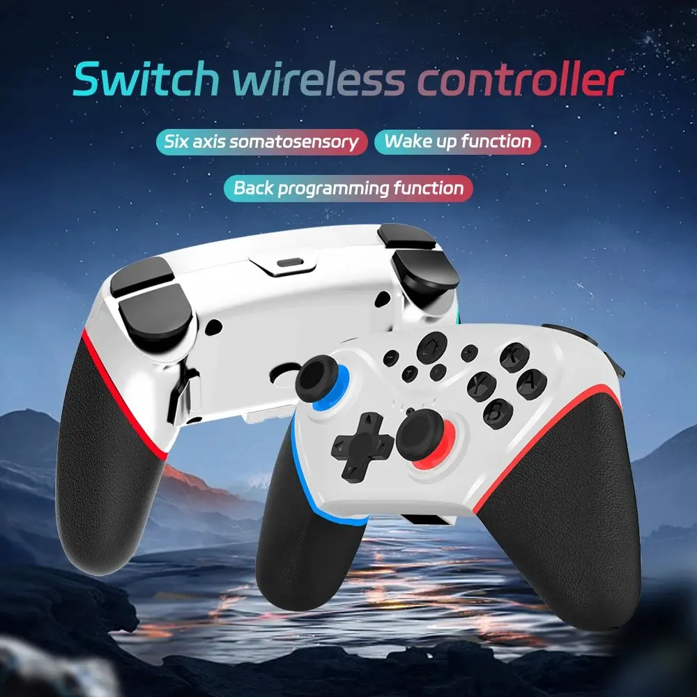 

Wireless Controller Compatible with /Lite/OLED Remote Supports Multi-Platform with Turbo, Wake-