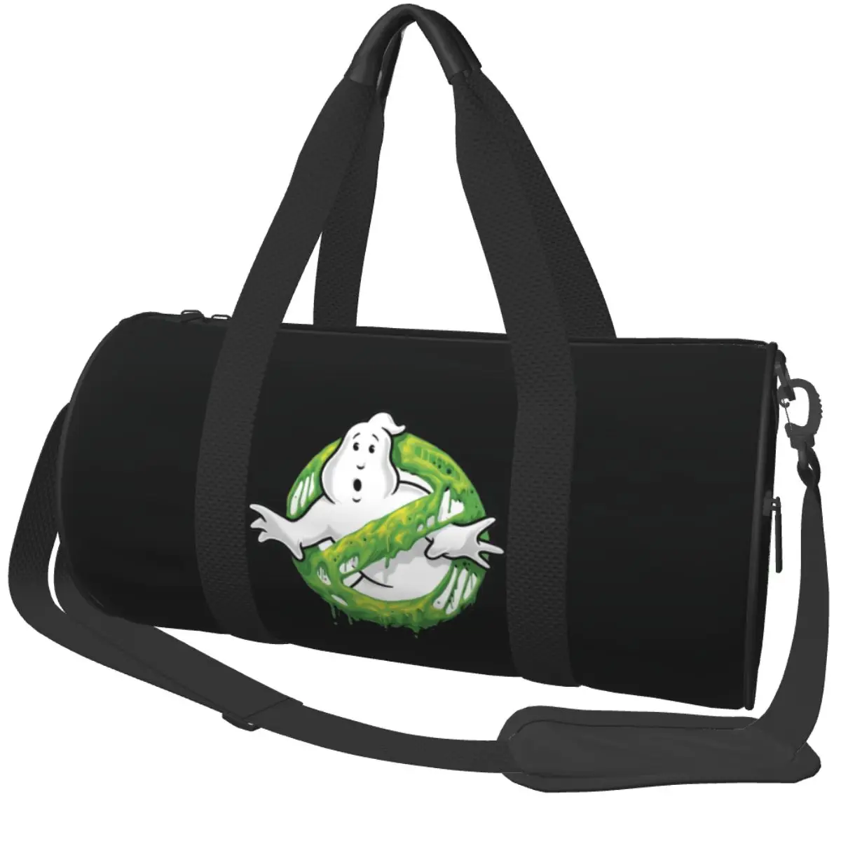 

Логотип Green Ghost B-Busters (2) Спортивная сумка Дорожные спортивные сумки Мужской дизайн Большая милая сумка для фитнеса Оксфордские сумки