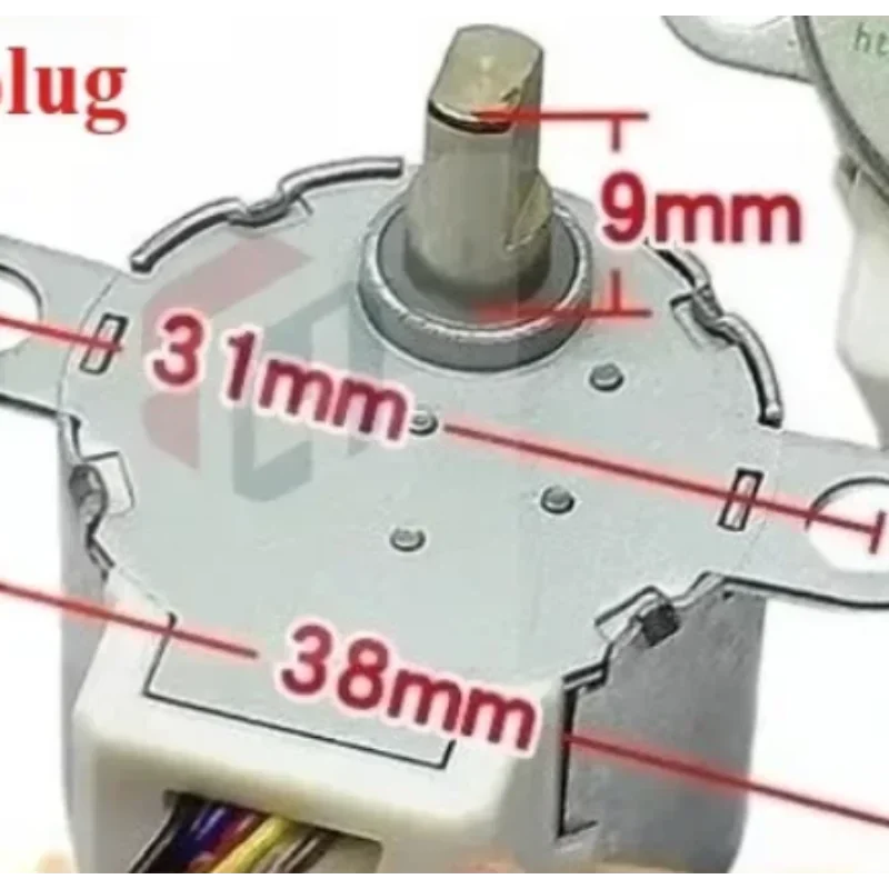 24BYJ48 DC 5V Deceleration Stepper Motor 4-Phase 5-Wire Wireless Camera Monitor PTZ Reduction Motor Chip Microcomputer