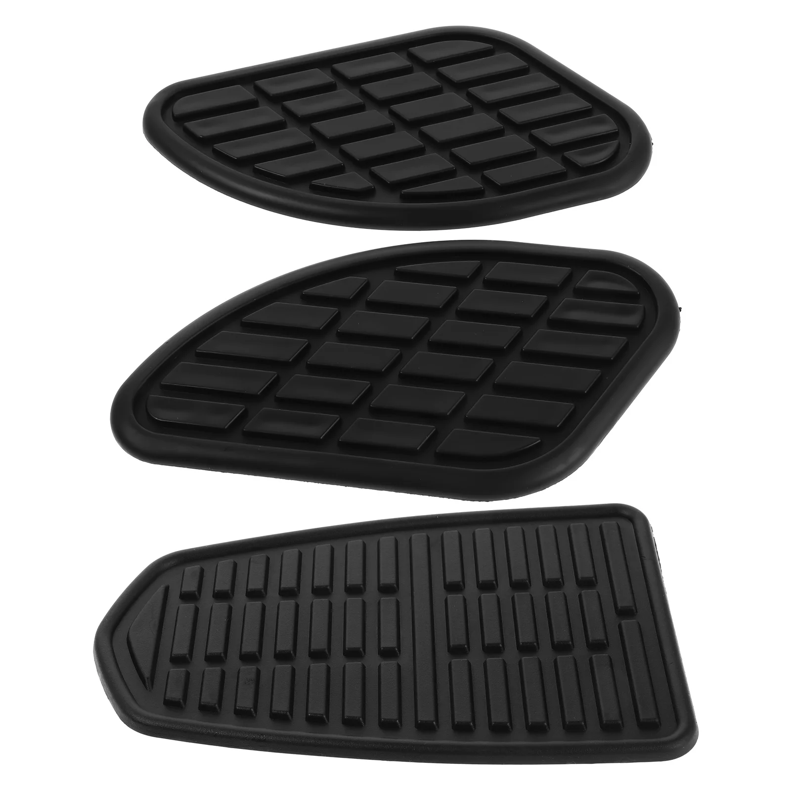 แผ่นยางกันลื่นติดถังน้ำมันมอเตอร์ไซค์ 1 ชุด สไตล์เรโทร วินเทจ ป้องกันข้อเข่า