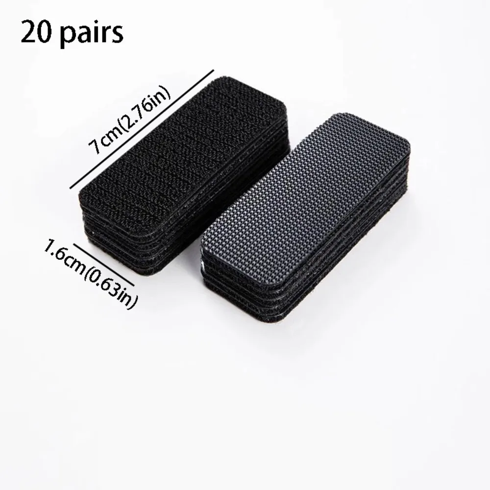 Very Strong Adhesive Hook and Loop Tape Double Sided Super Hook and Loop Double Sided Tape Self-adhesive Scratch Resistant