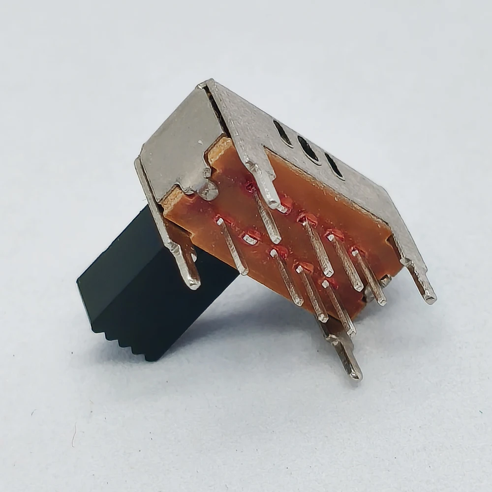 20 Stück SK-23D04 SK-23D29 8-Pin Horizontaler 3-Positionen-Schiebeschalter 8mm Griffhöhe Links 1 Rechts 3 Gang-Kippschalter – Detail 3