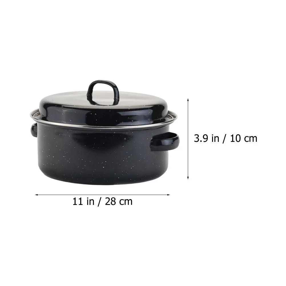 Covered Round Roasting Pan 4