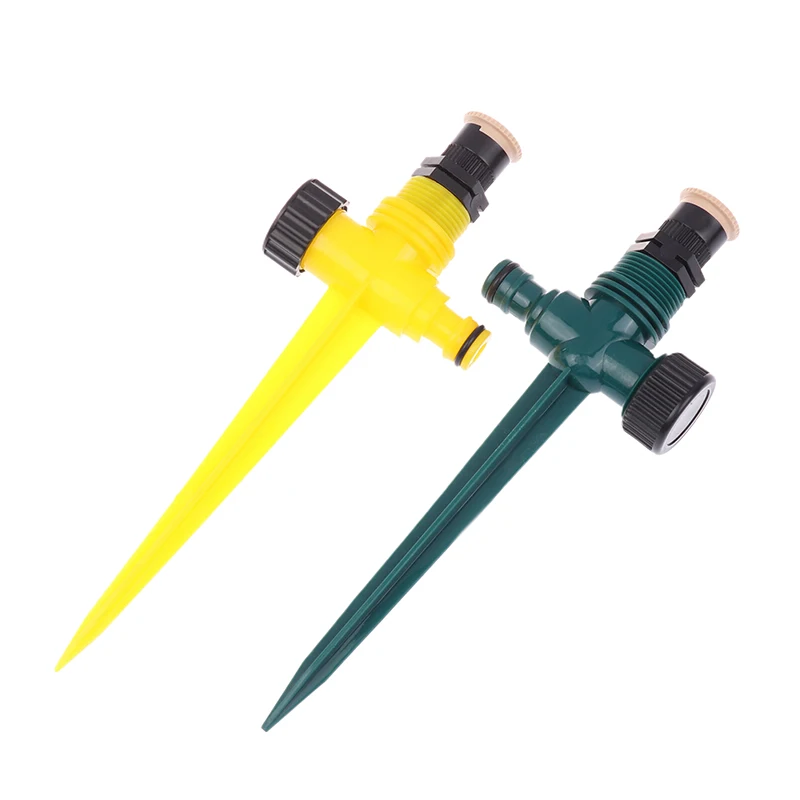 1 قطعة الرش الدوار التلقائي 360 °   رشاش حديقة أوتوماتيكي للدوران - مثالي للمروج والمزارع والدفيئات الزراعية